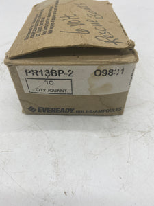 Eveready PR13, 4D/1-6V Bulb, *Lot of (8) packs of (2)* (Open Box)