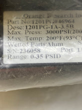 Load image into Gallery viewer, Orange Research 1201PG#46964 1201PG-1A-3.5B Pressure Differential Gauge (No Box)