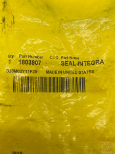 Caterpillar 1803907 Seal-Integra, *Lot of (2)* (New)
