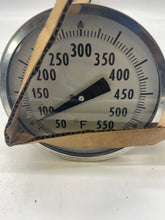 Load image into Gallery viewer, Ashcroft 50-EL-60-E-150-50/550F 5” EL Bi-Metal Thermometer, 50-550 Deg F (Open Box)