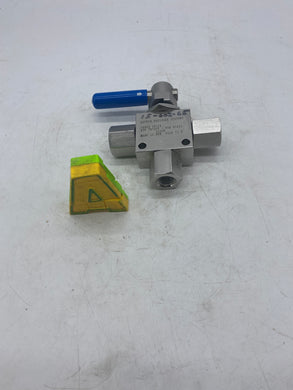 Butech 3K123, 3-Way Trunnion Valve, 3/8