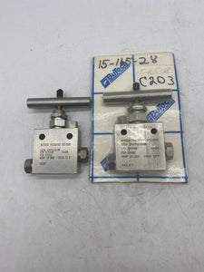 Butech 2OUV61V-PM Needle Valve, 20,000 PSI, *Lot of (2)* (Open Box- No Box)