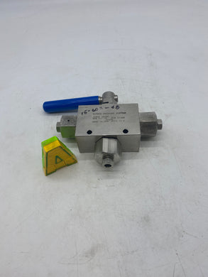 Butech 3K206, 3-Way Trunnion Valve, 3/8