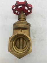 Load image into Gallery viewer, 1-1/2&quot; Bronze Gate Valve 200 WOG (No Box)