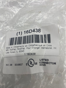 Grainger 116D438 Nonmetallic Sheath Cable Connector, *Lot of (15)* (Open Box)