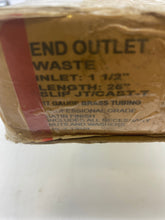 Load image into Gallery viewer, 1-1/2&quot; End Outlet Waste, Slip Jt./Cast-T, 25&quot; L, *Lot of (2)* (Open Box)