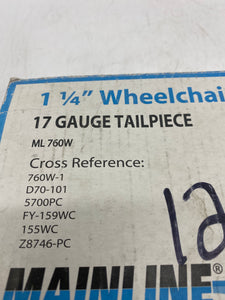 Mainline ML760W 1-1/4" Wheelchair Grid Drain (Parts Missing-For Parts)