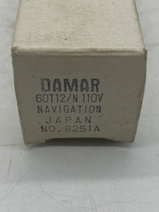Damar 60T12/N Marine Navigation Bulb, 110V, *Lot of (2)* (Open Box)