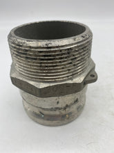 Load image into Gallery viewer, 3” Aluminum Male Adapt, 3&quot; Aluminum Female Coup x 3”MNPT (Used)
