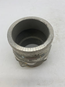 3” Aluminum Male Adapt, 3" Aluminum Female Coup x 3”MNPT (Used)