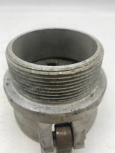 Load image into Gallery viewer, 3” Aluminum Male Adapt, 3&quot; Aluminum Female Coup x 3”MNPT (Used)