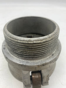 3” Aluminum Male Adapt, 3" Aluminum Female Coup x 3”MNPT (Used)