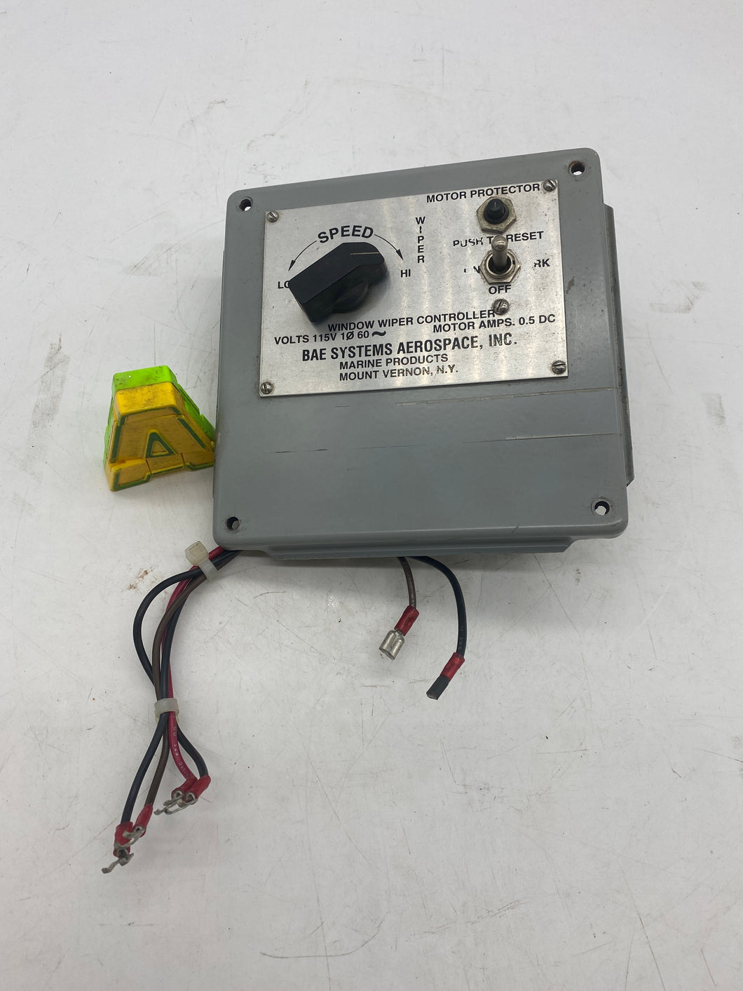 BAE Systems Aerospace, Inc. Window Wiper Controller (Used)