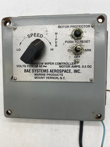BAE Systems Aerospace, Inc. Window Wiper Controller (Used)