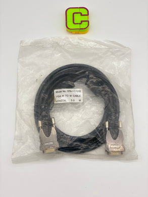 Nottrot STA-VG701B VGA Monitor Cable, Gold Shielded, Male/Male, 3m (10ft) (New)