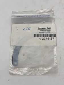 Progress Rail Name Plate Electro-Motive EMD 1-3341154 Clutch Air (New)