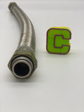 Load image into Gallery viewer, Flexible Metal Hose Assembly, 24&quot;, 1&quot; FJIC (x2) (No Box)