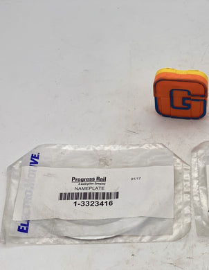 Progress Rail Electro-Motive (EMD) 1-3323416 Nameplate, Starting Air (New)