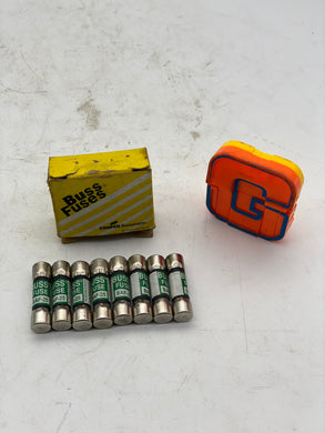 Cooper Bussmann BAF-25 Amp Fusetron Fuse *Lot of (8)* (New)