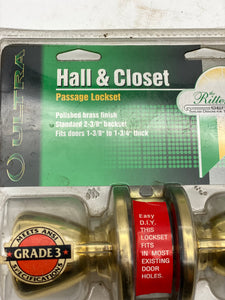 Ultra Hall & Closet Passage Lockset, The Rittenhouse Series, 44040 (New)