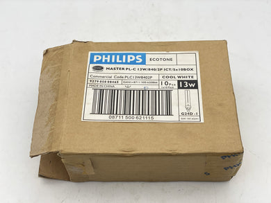 Philips MASTER PL-C 13W/840/2P *Box of (10) Bulbs* (Open Box)