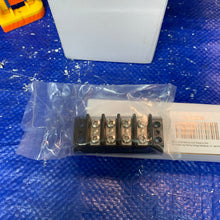 Load image into Gallery viewer, Power First 6ZEG8 4-Pole Phenolic Terminal Strip, 20A, 300VAC, *Lot of (10) in (1) Box* (New)