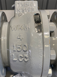 Cameron 4F-B110 WKM Dynaseal Ball Valve, 4", 150#, Painted (No Box)