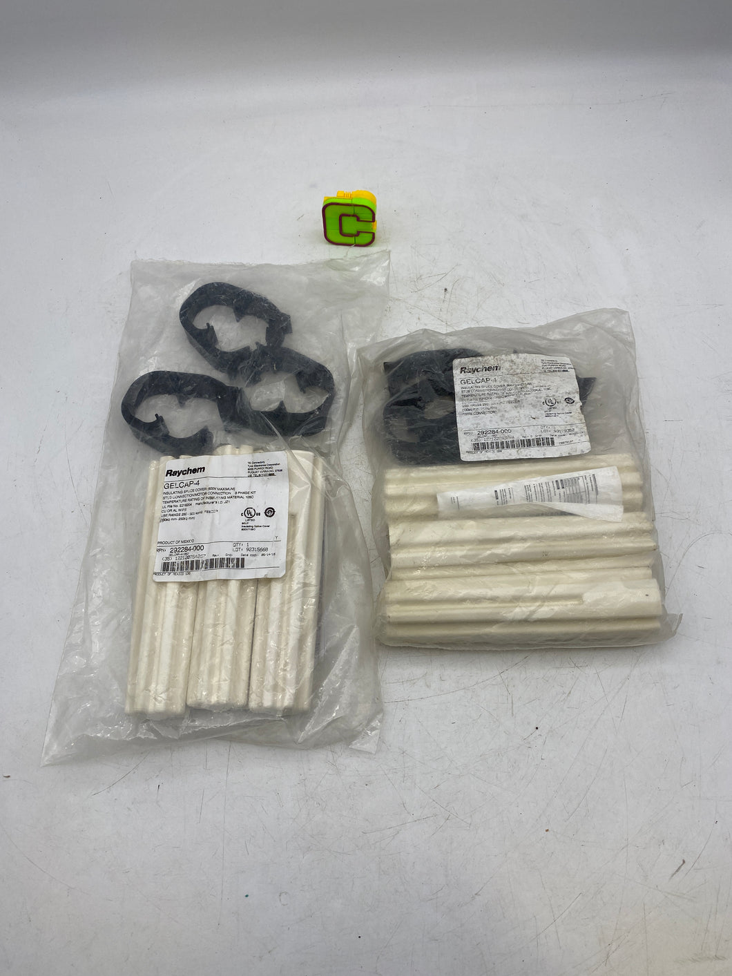 Raychem 292284-000 GELCAP-4-B5 Insulating Splice Cover, 600V Max *Lot of (2)* (No Box)