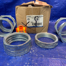 Load image into Gallery viewer, Thomas &amp; Betts HA408 Galvanized Malleable Iron Nipples, 3&quot;, *Box of (8)* (Open Box)