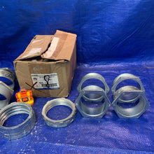 Load image into Gallery viewer, Thomas &amp; Betts HA408 Galvanized Malleable Iron Nipples, 3&quot;, *Box of (8)* (Open Box)