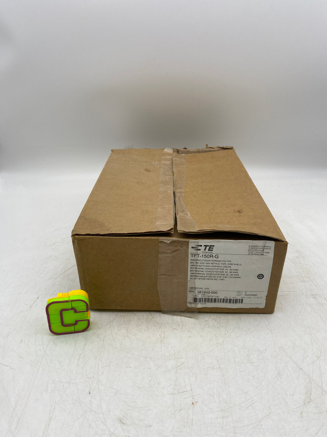 TE Connectivity 581642-000 TFT-150R-G Indoor/Out Termination Kit *Box of (1)* (Open Box)