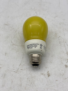 Philips Yellow EL/SWP 14W BAW 120V 60Hz 200mA, Self-Ballasted Light Bulb, *Lot of (17)* (No Box)