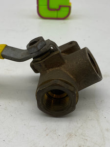Apollo 70-602-01 3/8" 3-Way Diverter Ball Valve (No Box)