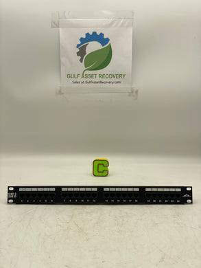 ATP Inc. EIA568B 24-Port Patch Panel, Cat. 5 (Used)