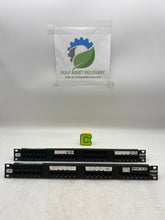 Load image into Gallery viewer, AMP NetConnect 406330-1 T568B 24-Port Patch Panel, Cat. 5e *Lot of (2)* (Used)