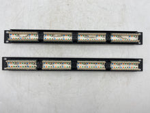 Load image into Gallery viewer, AMP NetConnect 406330-1 T568B 24-Port Patch Panel, Cat. 5e *Lot of (2)* (Used)