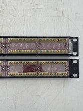 Load image into Gallery viewer, Hubbell MCC5803110A19E T568B 24-Port Patch Panel, Cat. 5 *Lot of (2)* (Used)