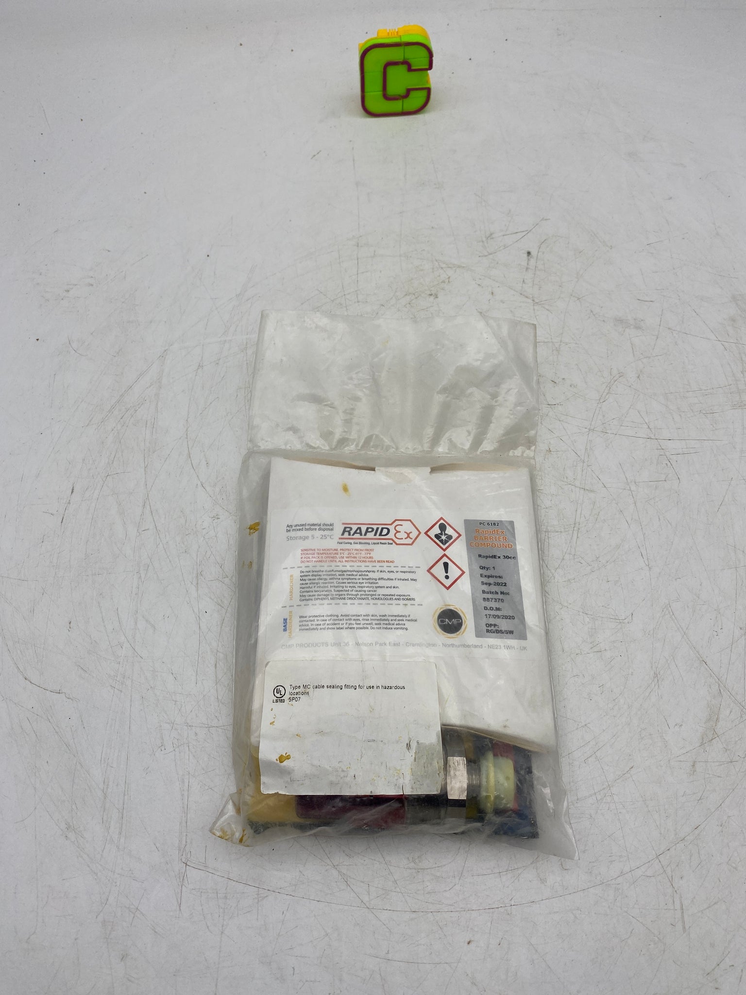 Cmp Rpidex CMP TMC2X-050NB099X RapidEx Metal Clad MC Cable Connector, 1/2