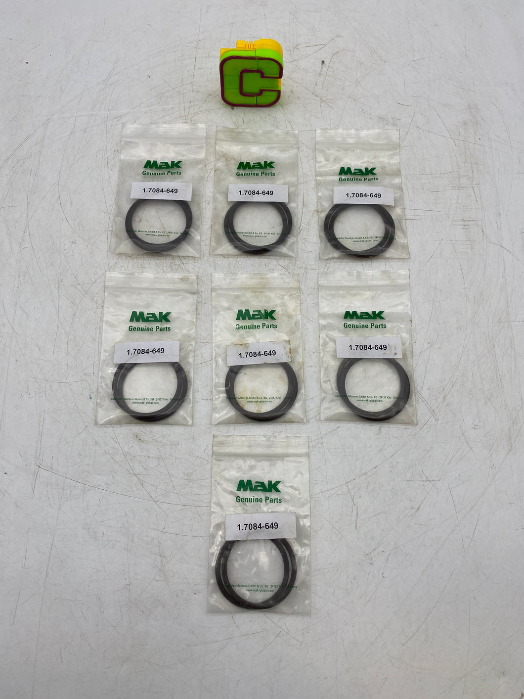 MaK 1.7084-649 O-Ring *Lot of (7)* (No Box)