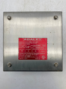Adalet TSC4X6-080804 R4545 Screw Cover Terminal Enclosure, 316SS (No Box)