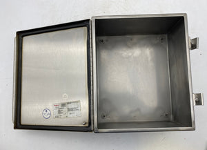 nVent-Hoffman A12106CHNFSS6 Type-4X Continuous Hinge Junction Box w/ Clamps (Used)