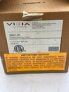 Vibia 2062-30 Nobel Pendant Lamp Small Nickel Satin
