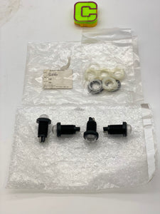 Panel Mount A120-VAC Indicator Light, Amber *Lot of (4)* (No Box)