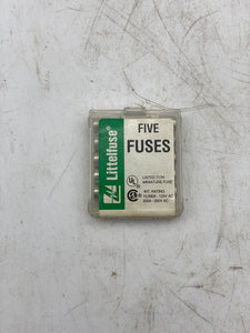 Littelfuse 3AG-10A 312 Series Fuse, *Lot of (5) Fuses* (New)
