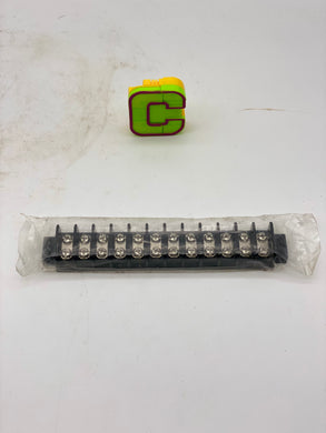 Grainger 6YH68 12-Circuit Thermal Plastic Terminal Strip (No Box)