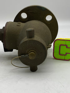 CNJ S0105 Globe Type Hose Valve, 2" MNPT x 1-1/2" Flange (No Box)