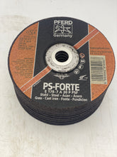 Load image into Gallery viewer, PFERD E178-7 PS-Forte Grinding Wheel 7&quot;x1/4&quot;x7/8” Steel Cast Iron *Box of (10)* (Open Box)