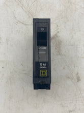 Load image into Gallery viewer, Square D Q0B61 Single Pole Circuit Breaker, 15 Amp *Lot of (5)* (Used)