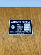 Load image into Gallery viewer, Saura AC-02 Azimuth Circle w/ Storage Box (Used)