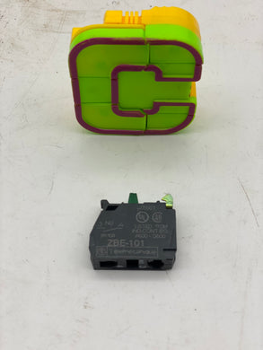 Telemecanique ZBE-101 Contact Block *Lot of (6)* (No Box)